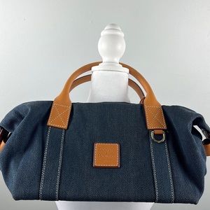Dooney & Bourke vintage denim canvas handbag
